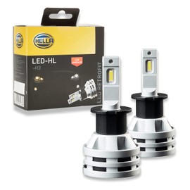 Hella H3 LED Fog Light Bulb – 6500K Cool White Light – H3 LED Bulb for Fog Lamp Replacement - Pack of 2 LED Retro Fit 226971511