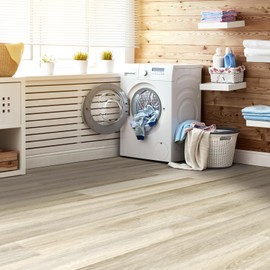 Art3d 18-Pack Interlocking Luxury Vinyl Flooring Tile for Kitchen Bathroom, 36 x 6 Inch Wood Floor Plank for Wear-Resistant, Waterproof, Anti-Slip, Reusable, Bali Teak