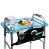 StrongArm Clear View Walker Tray + Bag + Non-Slip Mat