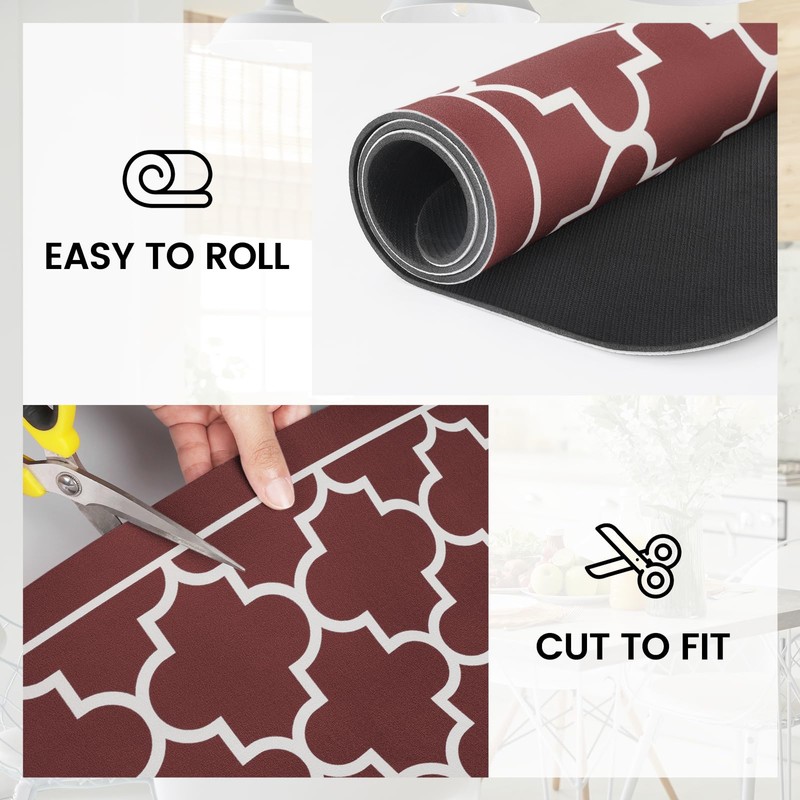 WISELIFE Dish Drying Mat Super Absorbent Drying Mat Large Dish