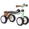 PUKY Pukylino Bundle, Balance Bike Suitable for Children from 1 Year, Optimal Mobility Development & Coordination, High-Quality Steel with Shockproof Powder Coating, Float Wheels, Pastel Green