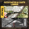 TOLESA 12&15in. Japanese Teeth Reciprocating Saw Blade, Arc Edge Wood
