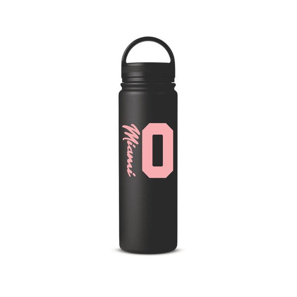 ALLNTRENDS Miami 10 Water Bottle Sport Miami Soccer Vacuum Bottle
