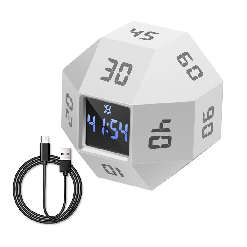 BEBESIRI Flip Timer with Small Screen - 3 Alert Modes