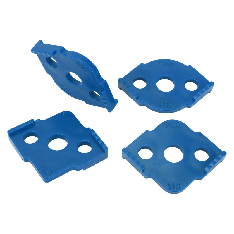 4PCS R Corner Templates Round Angle Radius Jig Routing Template