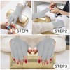 GSAFEME Cotton Gloves Eczema - Fingerless Touchscreen Moisturizing Gloves for
