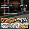 COMOWARE Unibit Step Drill Bit for Metal, 12 Size from