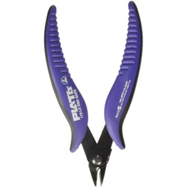 PLATO 175LX Diagonal Flush Cutters with ESD-Safe Handle and Safety Guard, 5.6", 1.5"