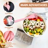 Travel Cutlery Set with Case Plastic Reusable Cutlery Set for