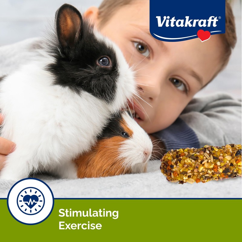 Vitakraft Rabbit/Guinea Pig Popped Grains Treat Sticks - Apple And