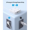 TROND 2 Prong Power Strip - 2 Prong to 3