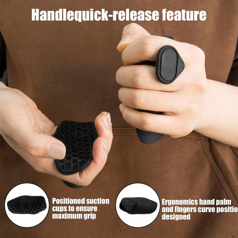Xolixorium Silicon Gym Grips Fingerless Workout Grips – Ergonomic Hand