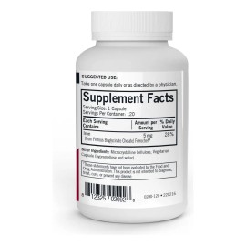 Kirkman Hierro Ferrochel 5mg 120 Cpsulas Hipoalergnico