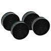 vhbw 4 x Activated Carbon Filters Compatible with Zanker KHP60260SA