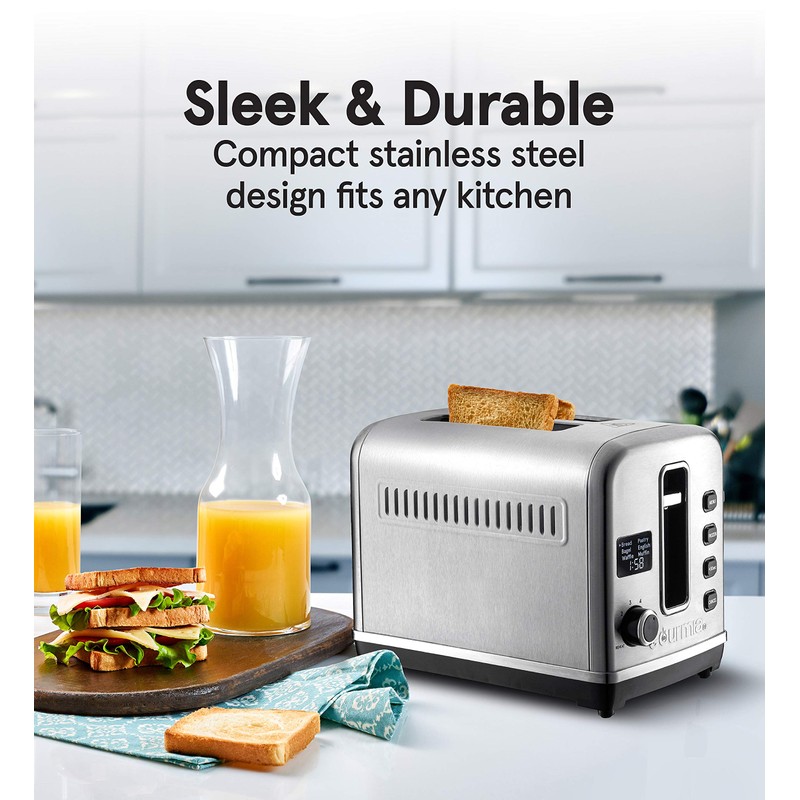 Gourmia GDT2650 Digital Multi-Function Stainless Steel Toaster