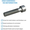 Cylinder Head Cap Screws M5 Strenght Sleel Class 8.8 (Pack
