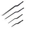 4 Pcs Professional Chef Stainless Steel Kitchen Cooking Tweezers Precision