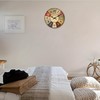 Constantplanet Farmhouse Wall Clocks for Living Room Decor Colorful Wall
