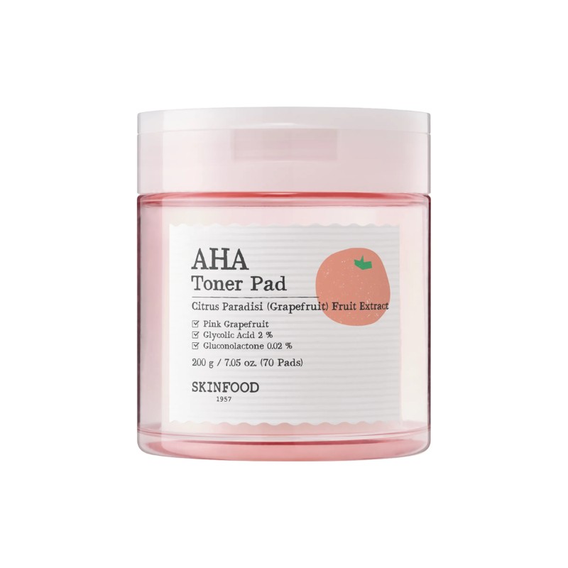 Skinfood [Skinfood]Pink Grapefruit AHA Toner Pad (70ea)