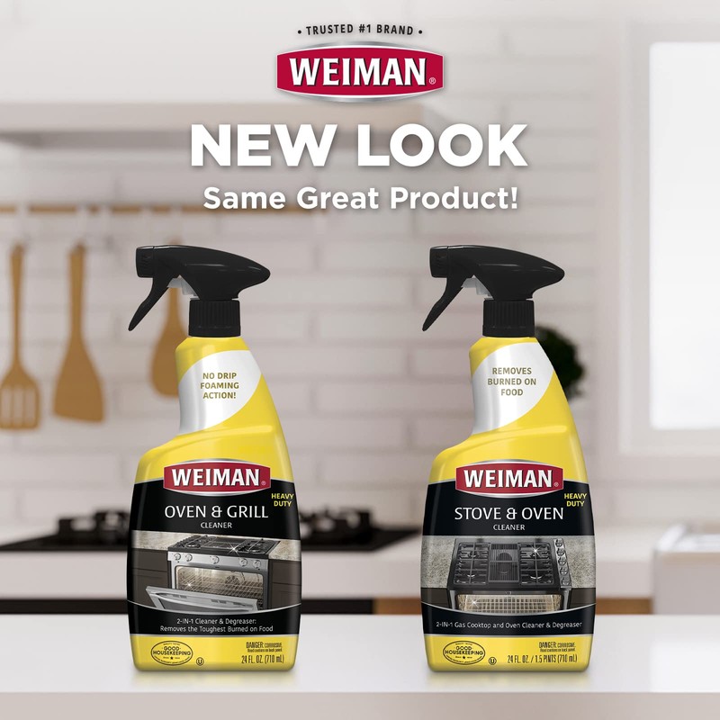 Weiman Heavy Duty Stove and Oven Cleaner and Degreaser for