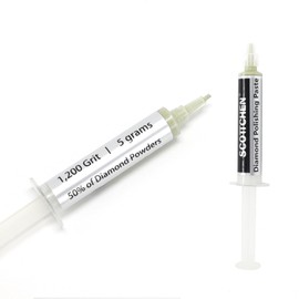 SCOTTCHEN Diamond Polishing Paste,50,000 Grit 0-0.5 Microns Lapping Compound with 50% Concentration of Diamond Powders for Jewelry, Metal, Ring, Glass, Coin,etc.-5 Gram