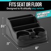 Moblorg Small Center Console for Cars, Trucks, Minivans, SUVs, Vehicle
