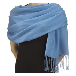 Pashmina scarf-Silk-Scarf-shawl-poncho-ruana-cape-dress shawl-graduation stole-scarf for men-keffiyeh-shemagh-headwear-wrap (Sea Blue)