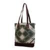 Myra Bag Checkered Tote Bag S-2810, Multicolor