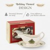 Portmeirion Home & Gifts Sauce Boat and Stand Boxed Set,