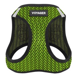 Voyager Step-in Air Dog Harness - All Weather Mesh Step in Vest Harness for Small and Medium Dogs by Best Pet Supplies - Harness (Lime Green 2-Tone), X-Large