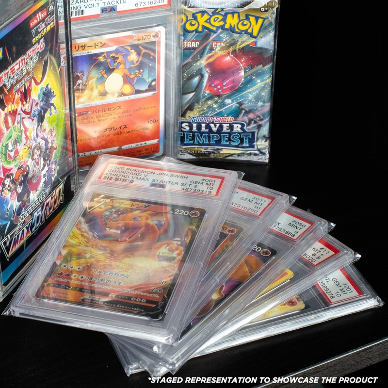 Friki Monkey Card Sleeves for PSA Slabs, Graduated Card Sleeves,