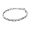 Unique Design Womens Diamond Tennis Bracelet - Sterling Silver 1/4