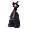 Dress Up America Little Girl Black and Orange Witch Costume