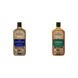 Tío Nacho Shampoo ENGROSADOR, Volumen Capilar, como si tuvieras hasta 33 mil pelos más  Shampoo HERBOLARIA MEXICANA, Fortalecimiento Capilar, Jalea...