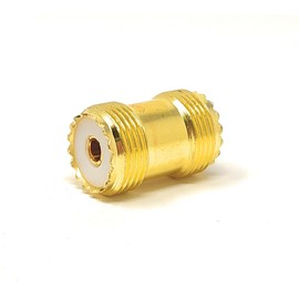 Maincore UHF PL-259 Female to PL-259 Female Socket Coaxial Adaptor Connector Coupler Cable Joiner Antenna Adapter (1pcs)