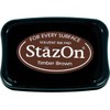 Tsukineko StazOn Stamp Pad, Brown, L