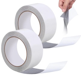 Yeasing Screen Door Repair Kit 2pcs Fiberglass Mesh Tape Window Screen Repair Tape Door Mesh Repair Tapes Self Adhesive Screen Patches for Covering Screen Tears Holes 5CMX5M, Black