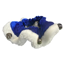 Huxley & Kent Ruff Pet Scrunchy | Hanukkah (Large) | Festive Christmas/Holiday Neckwear for Dogs/Cats | Fun Stretchable Costume Accessory | Soft Collar with Bells