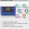 Solar Panel Charge Controller LCD Display PWM Photovoltaic Charging Regulator