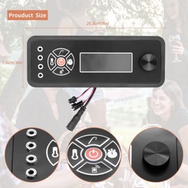 9904190036 Controller Compatible with Masterbuilt Gravity Series 560 Digital Charcoal Grill + Smokers, Digital Control Panel (Non-Wifi) for Model: MB20040220, MB20041020 Replacement Part