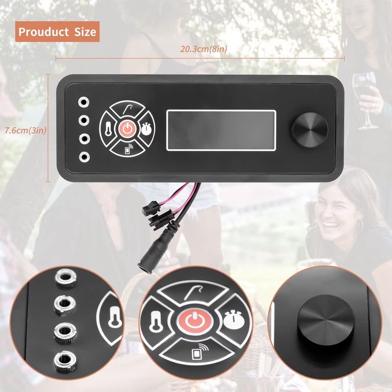 9904190036 Controller Compatible with Masterbuilt Gravity Series 560 Digital Charcoal
