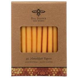 BIG DIPPER WAX WORKS Hannukah Taper Candles 45 Count, 45 CT