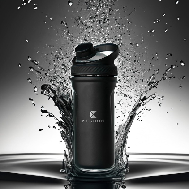 Khroom Stainless Steel Protein Shaker 700 ml with Thermal Function