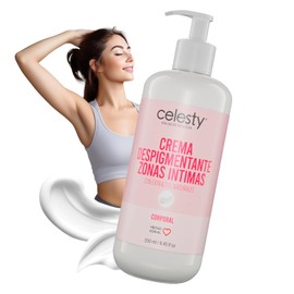 CELESTY  Crema Corporal Despigmentante Zonas ntimas 250ml Celesty  Crema Hidratante con Extractos Naturales  Cuidado Corporal para Todo Tipo de Piel  