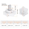 HARFINGTON 10pcs Star Knobs M6 x 10mm Male Thread 25mm