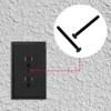 Adiyer Extra Long Black Outlet Screws 40pcs 6-32 x 1-1/2