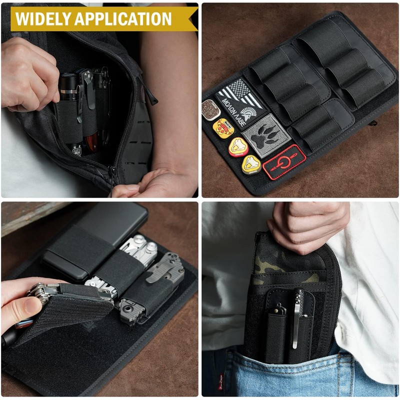 VIPERADE PL6 Elastic EDC Organiser Small Velcro Organiser Insert, Modular