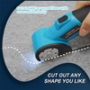 Cordless Electric Scissors, Cardboar Cutter, Rotary Cutter, with LED Light