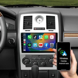 Unbranded For 2005-2010 Chrysler 300 300C Apple CarPlay Android Auto Radio GPS WIFI