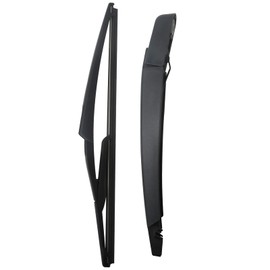 JRSHOME Upgraded 28780JM00A, 28790JE20A ABS &Rubber Rear Wiper Blade & Arm Kit for 2014 Nissan Rogue S Sport Utility 4-Door 2.5L 2488CC 152Cu. In. l4 GAS